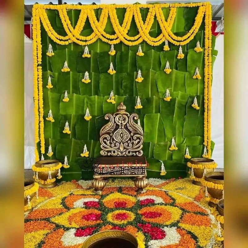 Gowri Green Backdrop  Decor Set — view 1 of 1