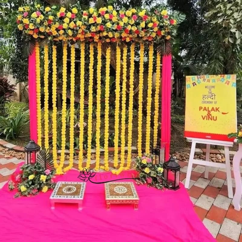 Elegant Haldi Decoration Set — view 1 of 1