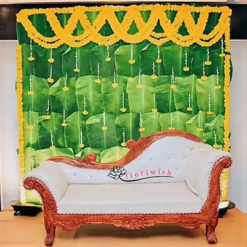 Banana Leaf Decoration Setup — view 1 of 1