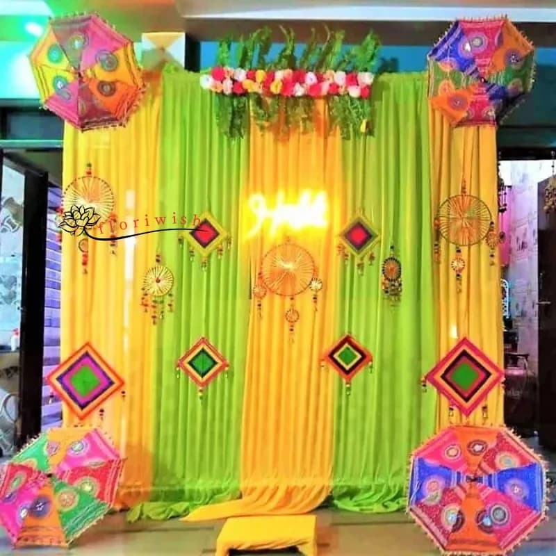 Low Cost Simple Haldi Decoration Set — view 1 of 1