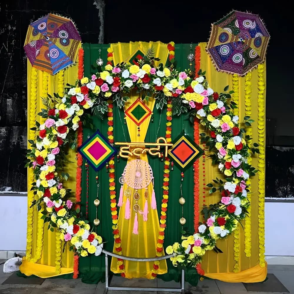 Rooftop Haldi Decorations — view 1 of 1