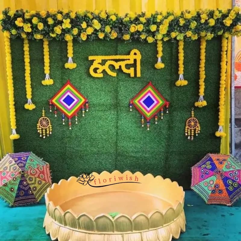 Indian Haldi Decoration Set — view 1 of 1