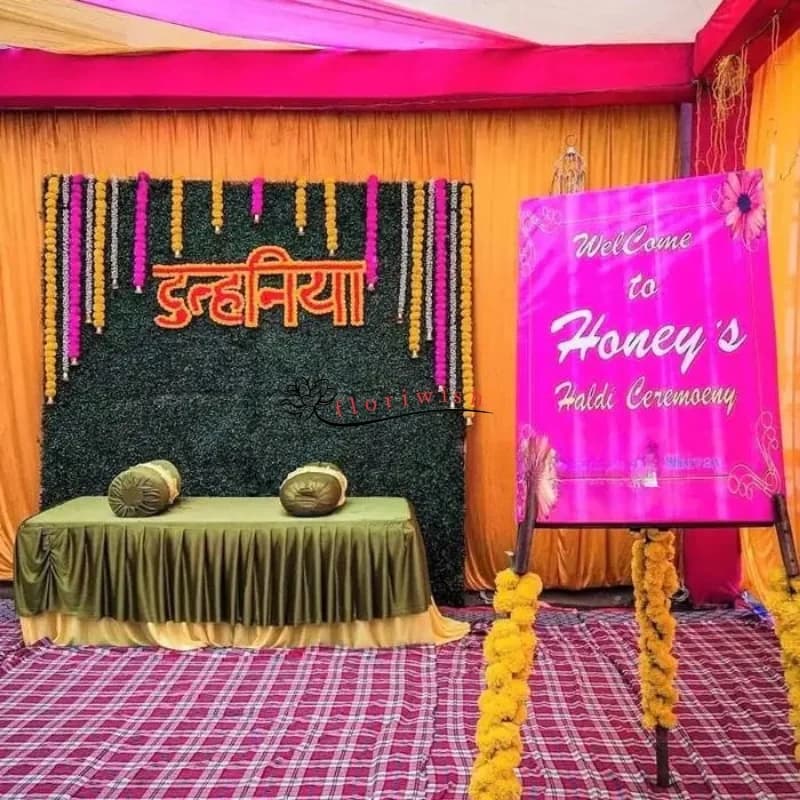 Haldi Decoration Backdrop Set — view 1 of 1