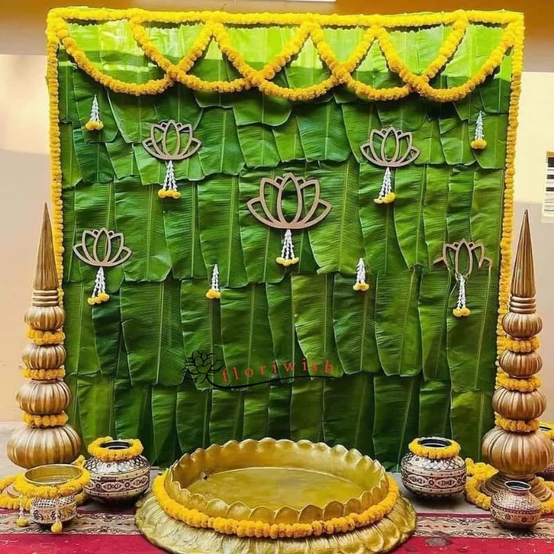 Lotus Haldi Themed Decor Set — view 1 of 1