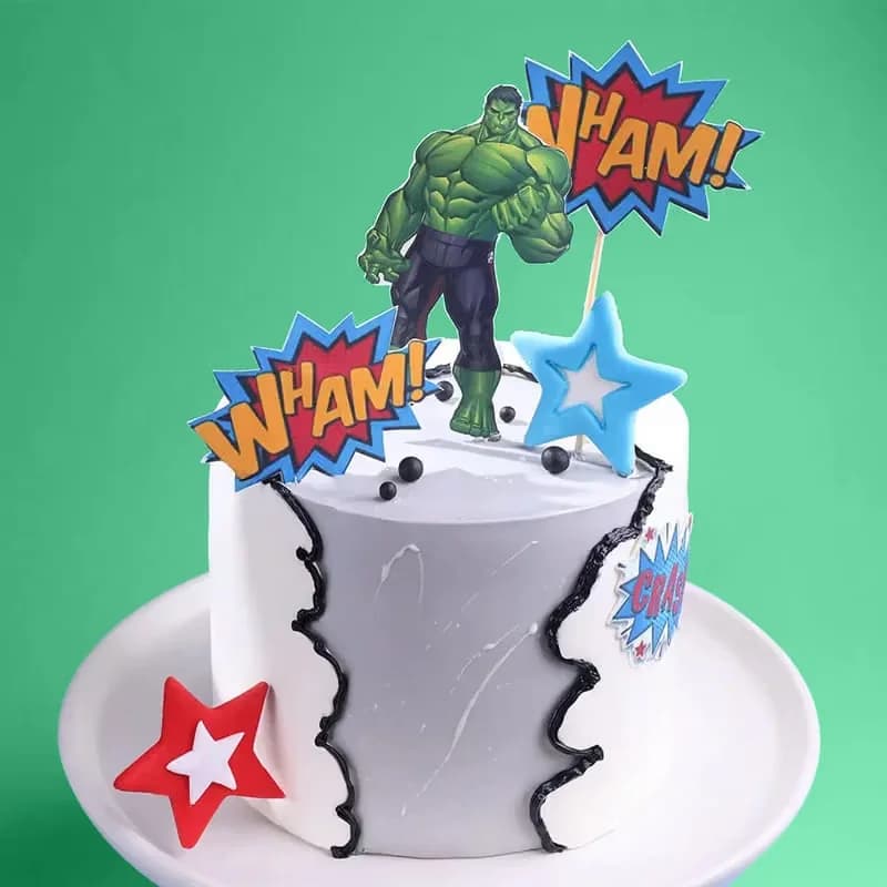Dynamic Avengers Hulk Cake Sweet — view 2 of 3