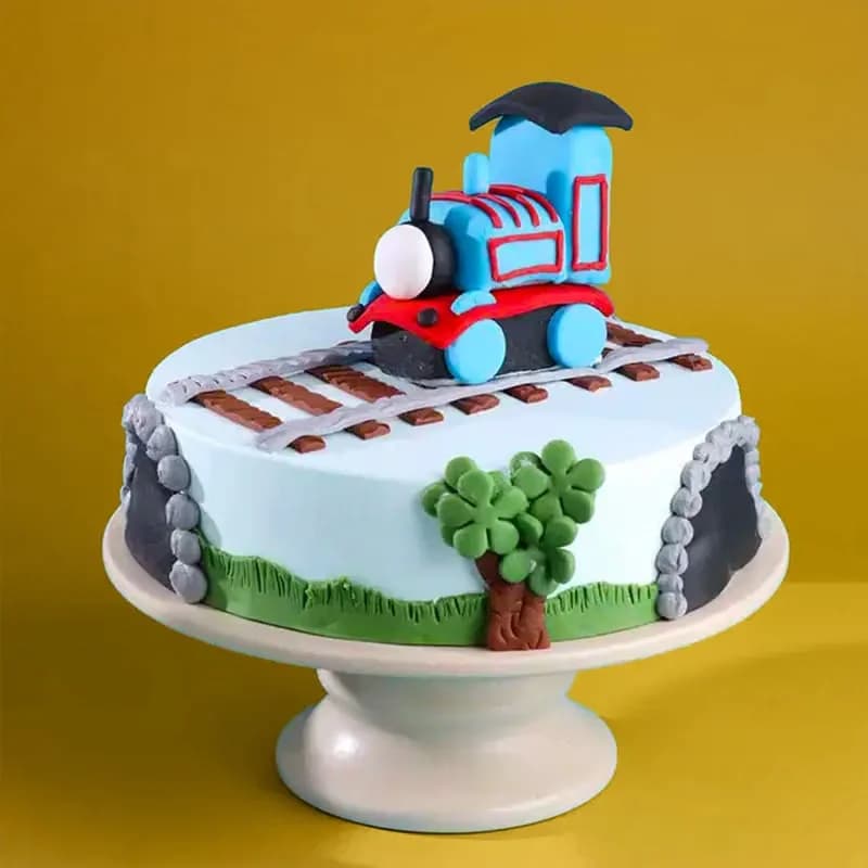Thomas Train N Track Theme Cake Delice — view 1 of 3