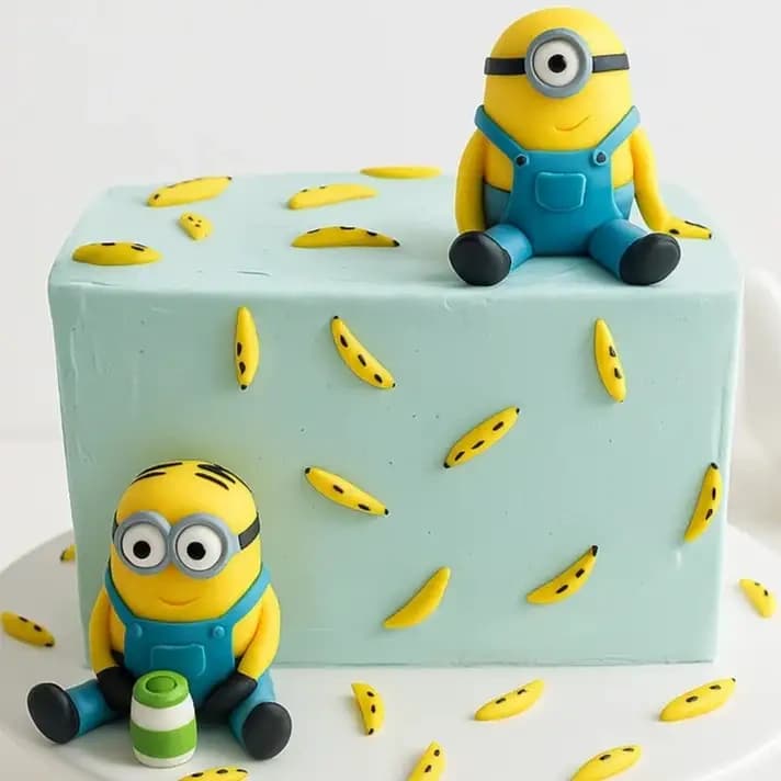 Minion Theme Half Cake Bliss — view 2 of 3