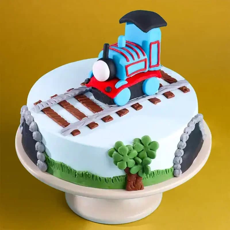 Thomas Train N Track Theme Cake Delice — view 3 of 3