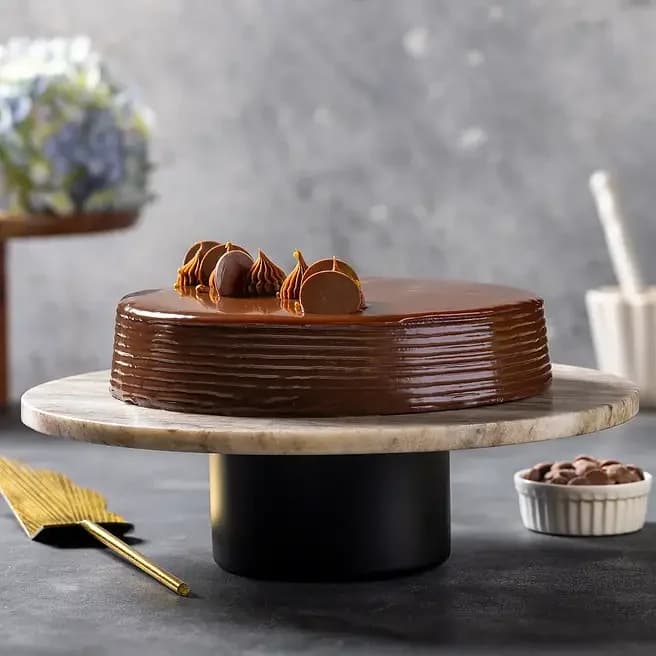 Chocolate Truffle Delicious Cake Half Kg Delice — view 2 of 3