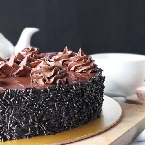Decadent Chocolate Truffle Cake Delice — view 2 of 3