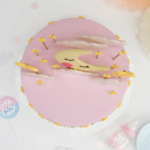 Moon and Stars Cake Sweet  (1 Kg) — view 2 of 3