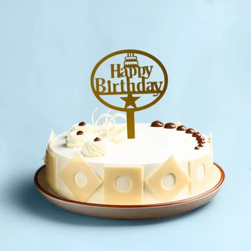 Delicious Butterscotch Birthday Cake Sweet — view 1 of 3