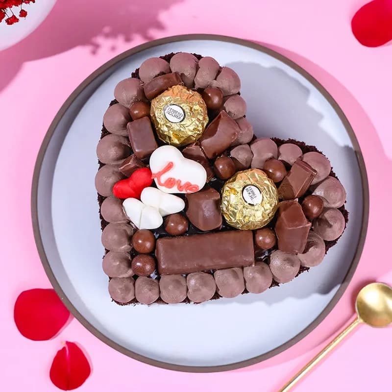 Chocolate Lover Dream Heart Cake Delice — view 3 of 3