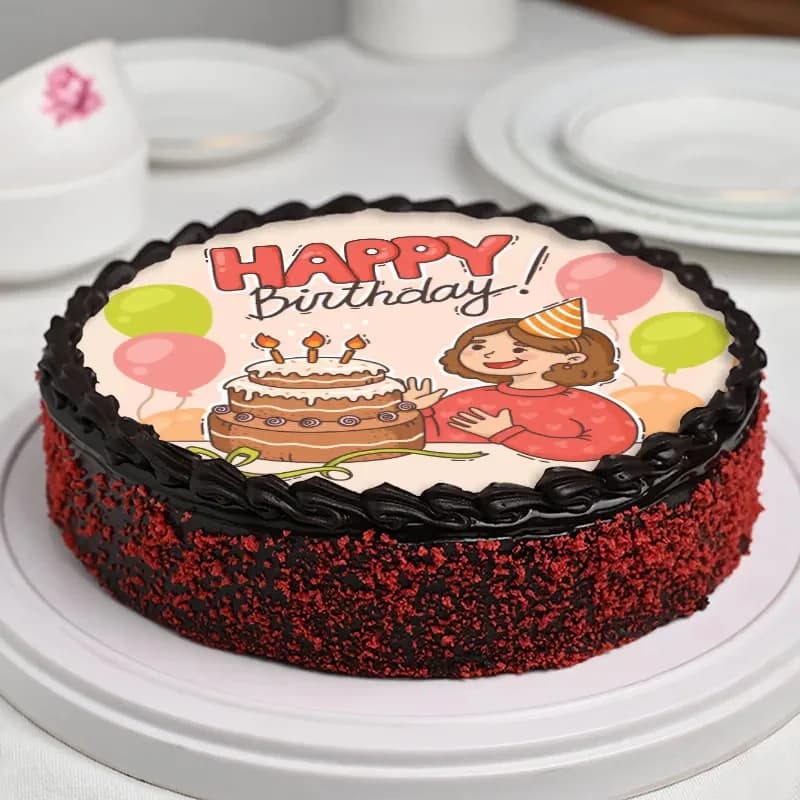 Chocolate Velvety Poster Cake Delice — view 2 of 3