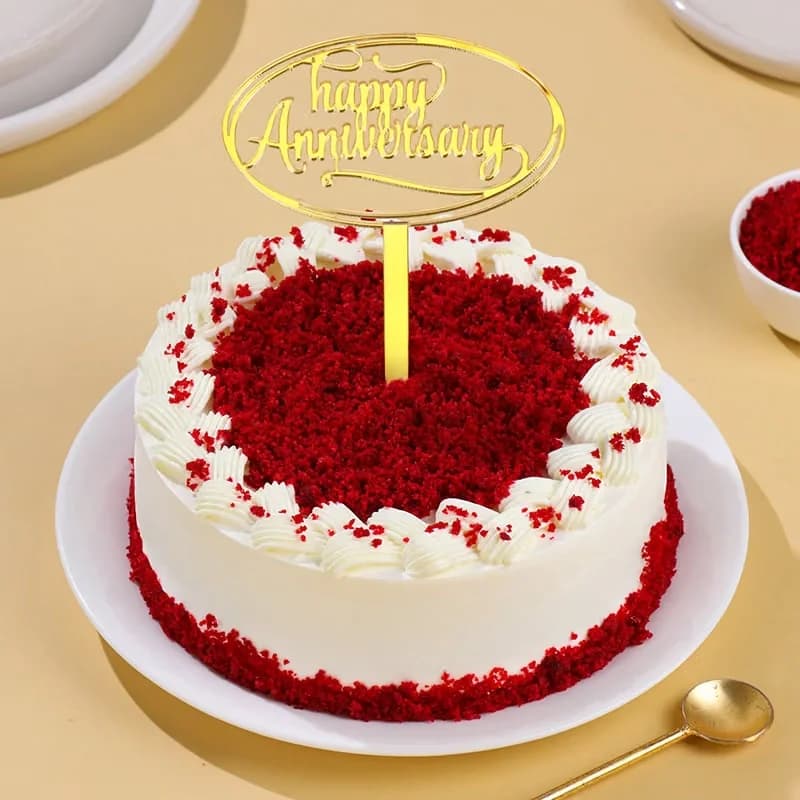 Crumbled Red Velvet Anniversary Cake Sweet — view 1 of 3