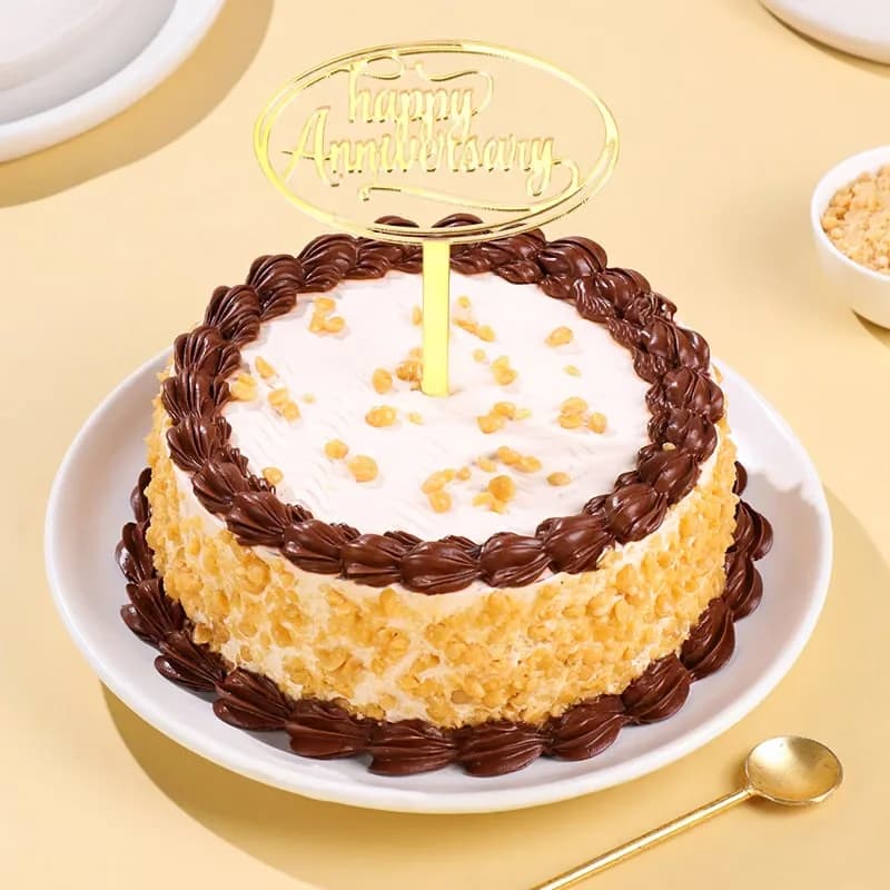 Nutty Butterscotch Anniversary Cake Delice — view 1 of 3