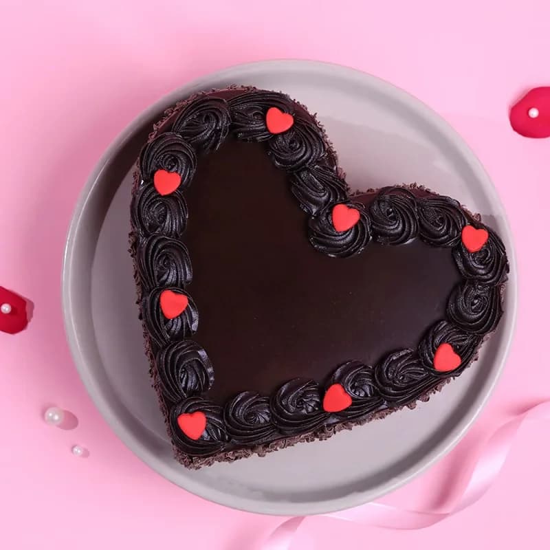 Heart Full Of Chocolate Cake Sweet — view 3 of 3