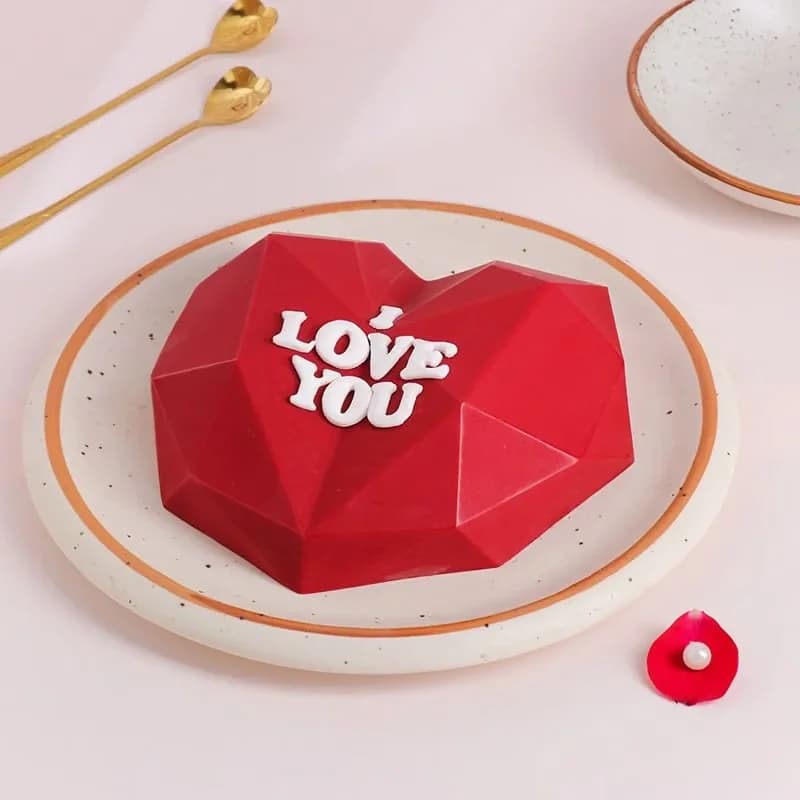 Red Love Choco Pinata Cake Delice — view 1 of 1