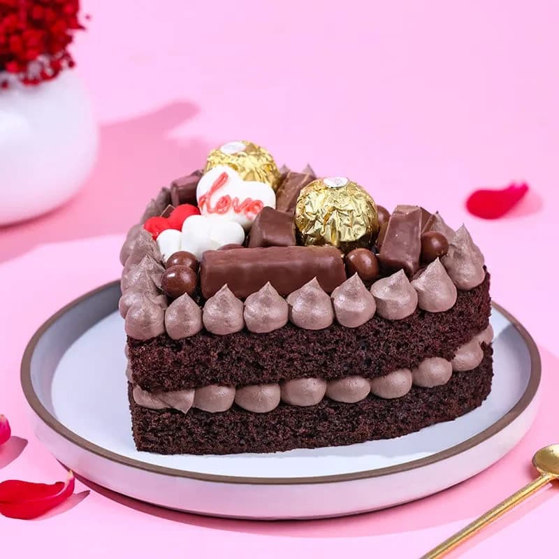 Chocolate Lover Dream Heart Cake Delice — view 2 of 3