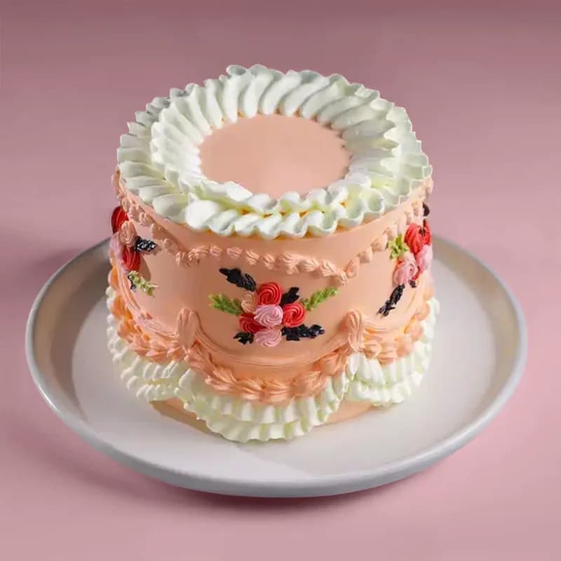 Vintage Floral Cake Delice — view 1 of 3
