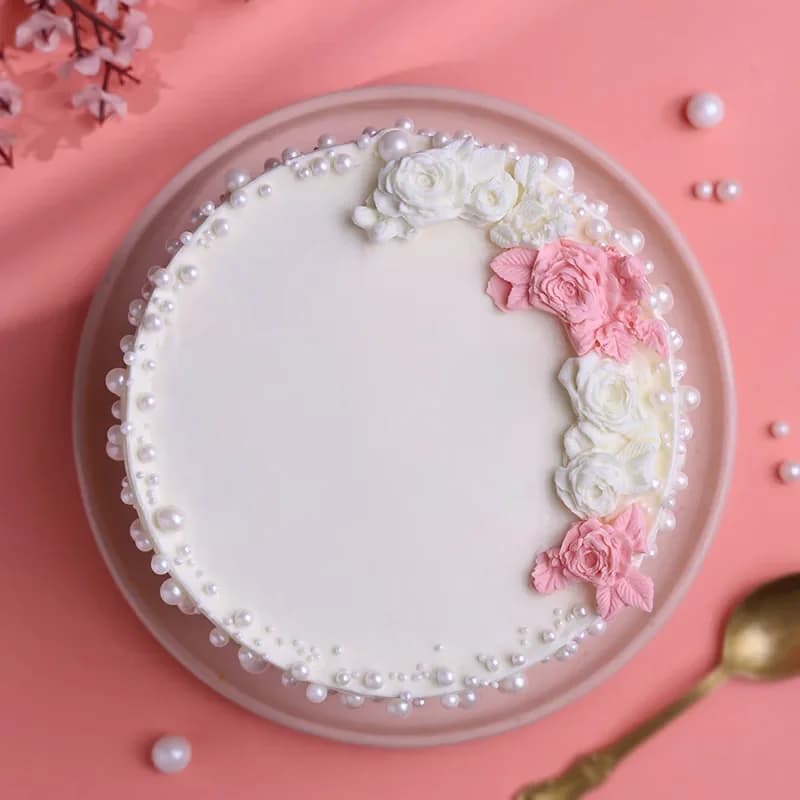 Pearl Blush Pastel Cake Delice — view 2 of 3