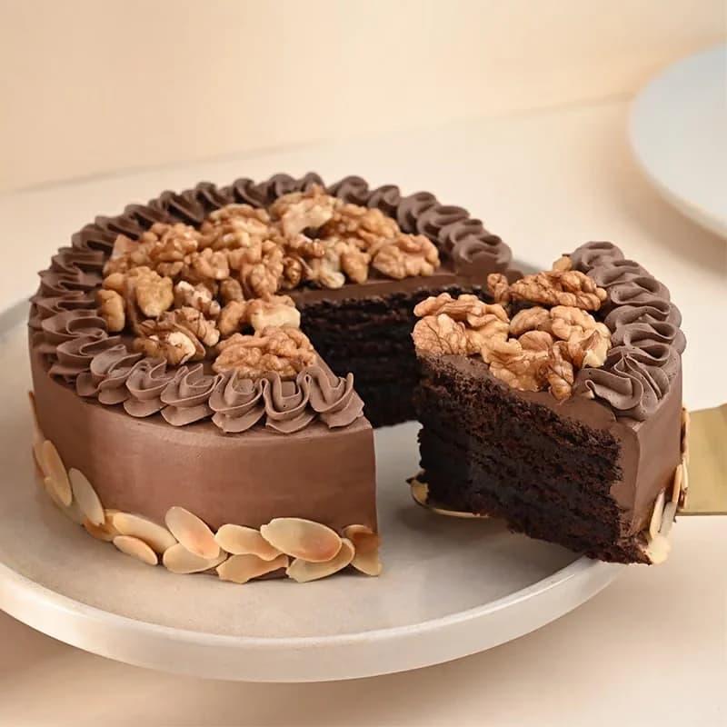Nutty And Delicious Chocolate Cake Delice — view 4 of 5