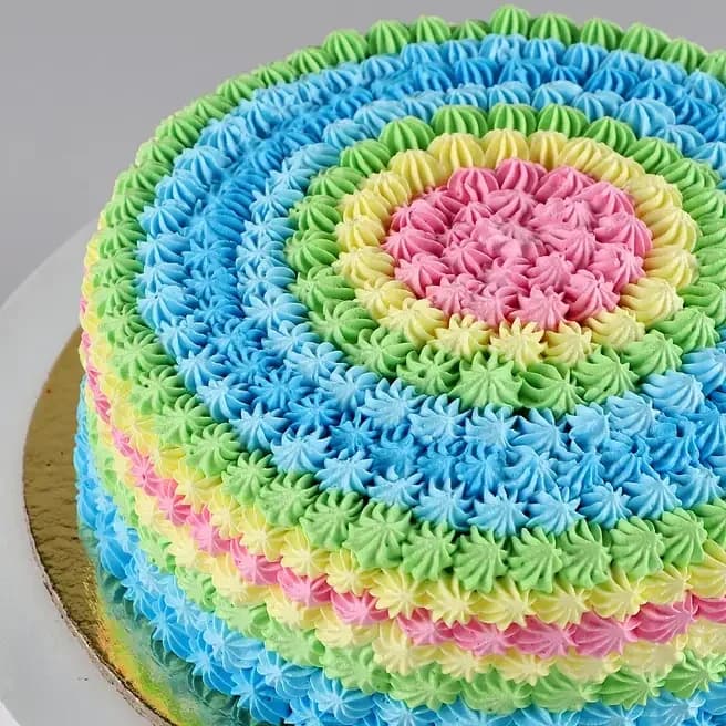 Colourful Truffle Cake Sweet Half Kg — view 3 of 3