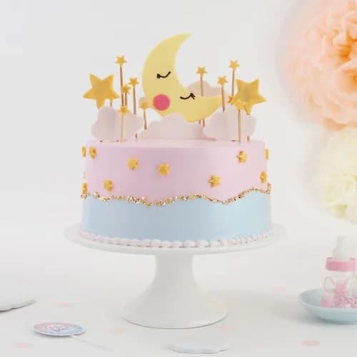 Moon and Stars Cake Sweet  (1 Kg) — view 3 of 3