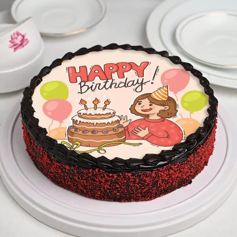 Chocolate Velvety Poster Cake Delice — view 3 of 3
