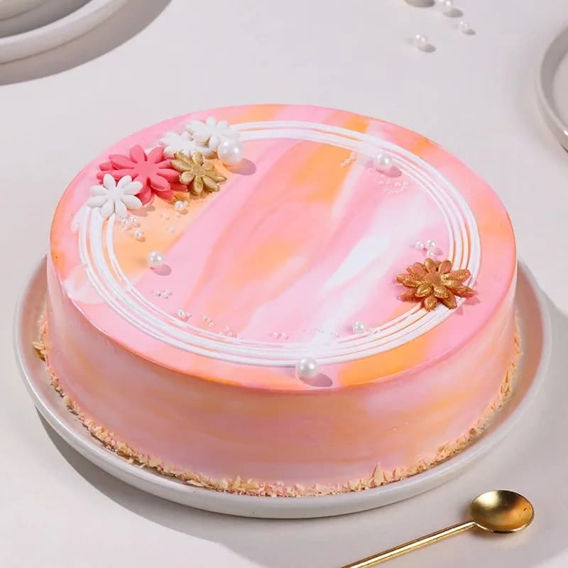 Floral Pearl Elegance Cake Sweet — view 3 of 3