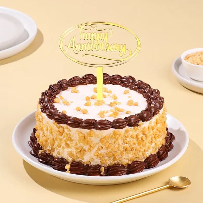 Nutty Butterscotch Anniversary Cake Delice — view 3 of 3