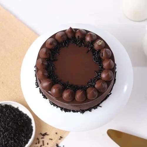 Decadent Chocolate Truffle Cake Sweet — view 2 of 3