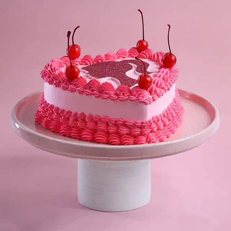 Barbie Silhouette Heart Cake Sweet — view 3 of 3