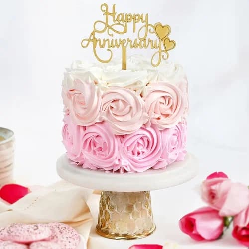 Pink Ombre Anniversary Cake Delice — view 3 of 3