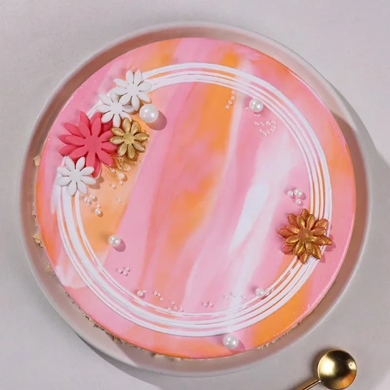 Floral Pearl Elegance Cake Sweet — view 2 of 3