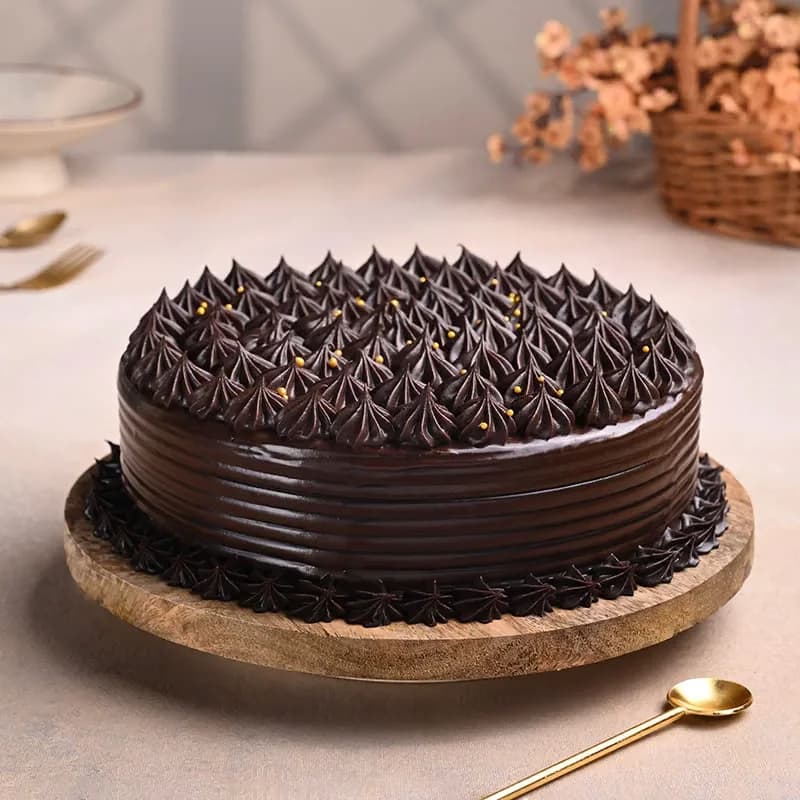 Chocolate Cake With Golden Sprinkles Delice — view 3 of 3