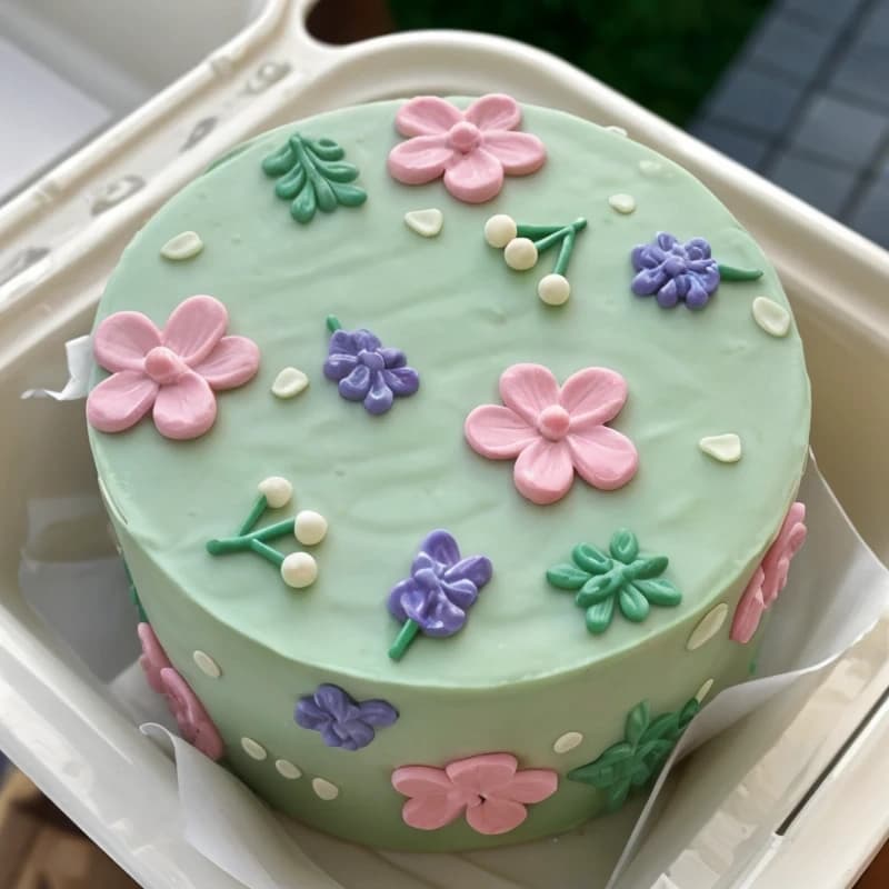 Cute Floral Bento Cake Elite — view 1 of 2