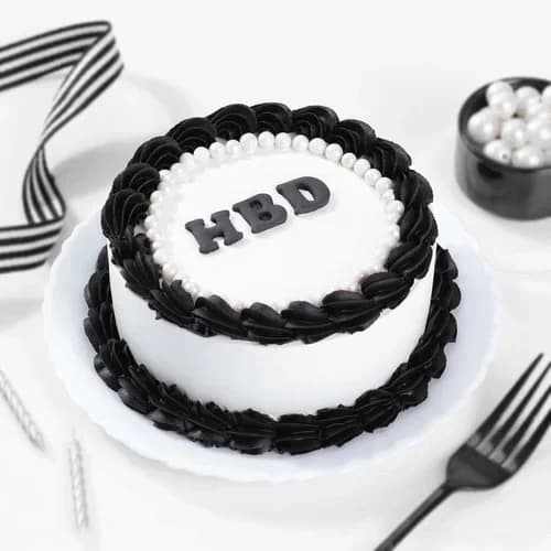Classic Black And White Cake Delice — view 3 of 3