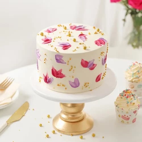 Floral Handpainted Cake Sweet — view 3 of 3