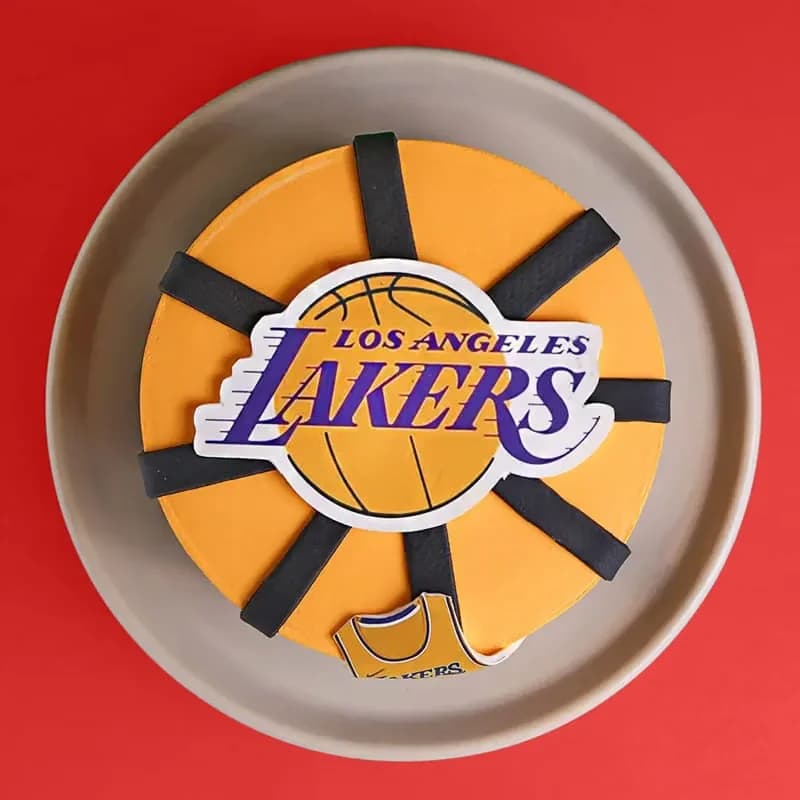 Basketball Fan Lakers Cake Sweet — view 2 of 3