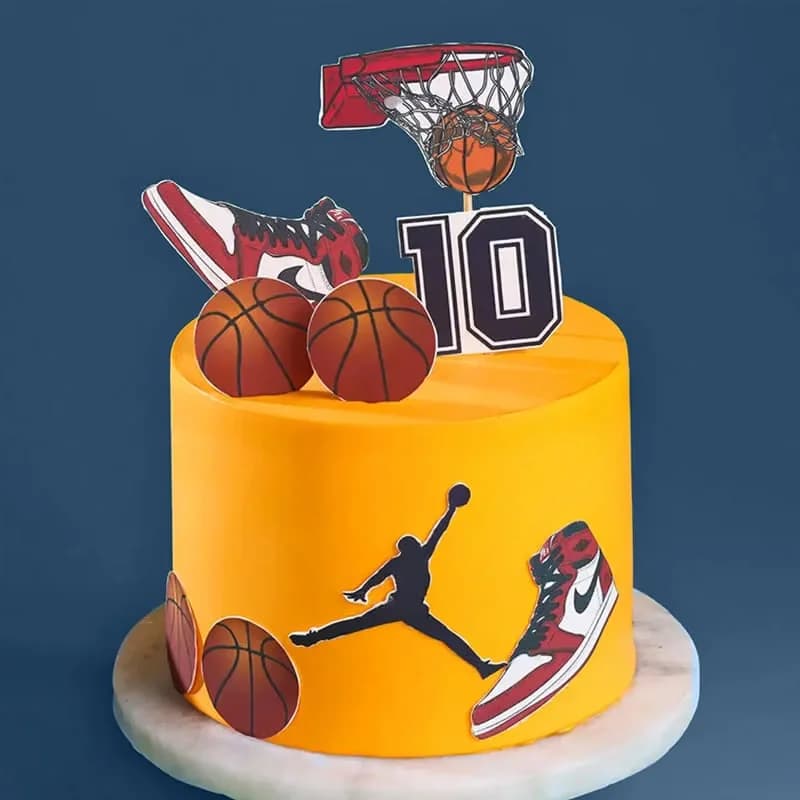 Jordan Basketball Theme Cake Delice — view 2 of 3