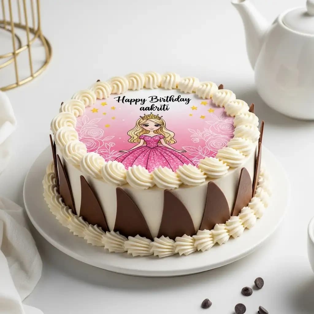 Princess Theme Cream Cake Dream — view 1 of 1