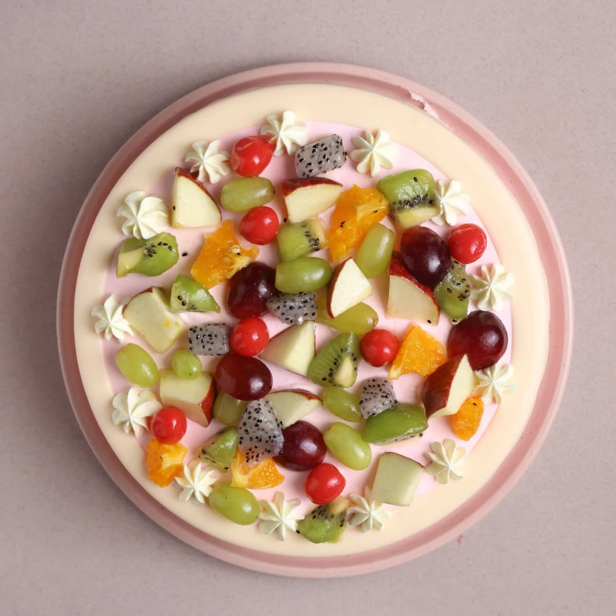 Fresh Mixed Fruit Cake Sweet — view 2 of 3