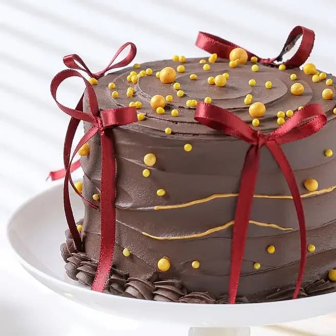 Incredible Mom Ribbon Truffle Eggless Cake Sweet : 500 g — view 3 of 3