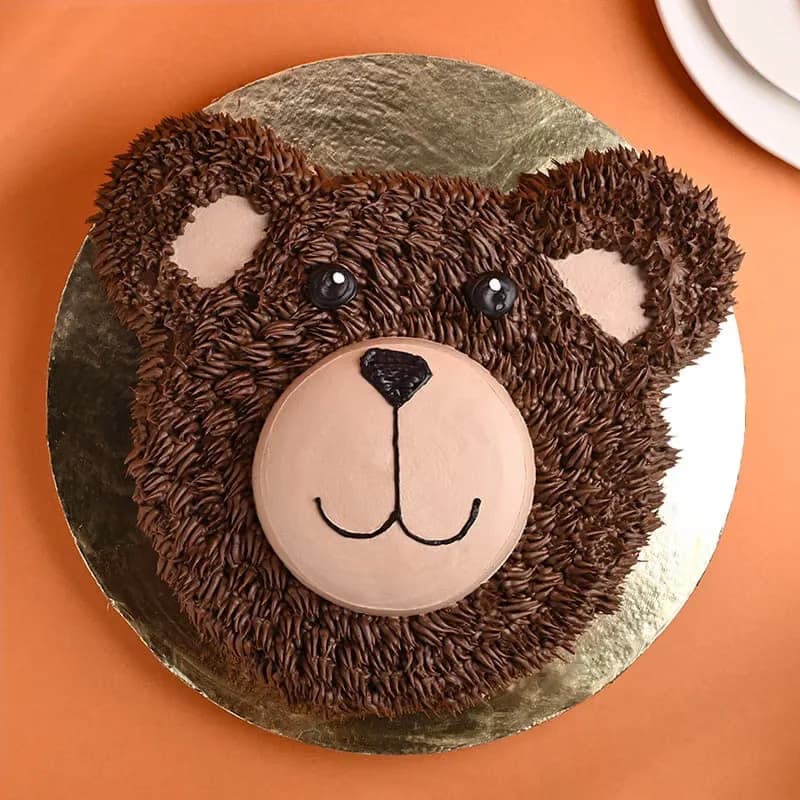 Playful Bear Face Designer Theme Cake Delice — view 2 of 4
