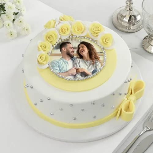 Personalized Semi-Fondant Cake Delice — view 2 of 3