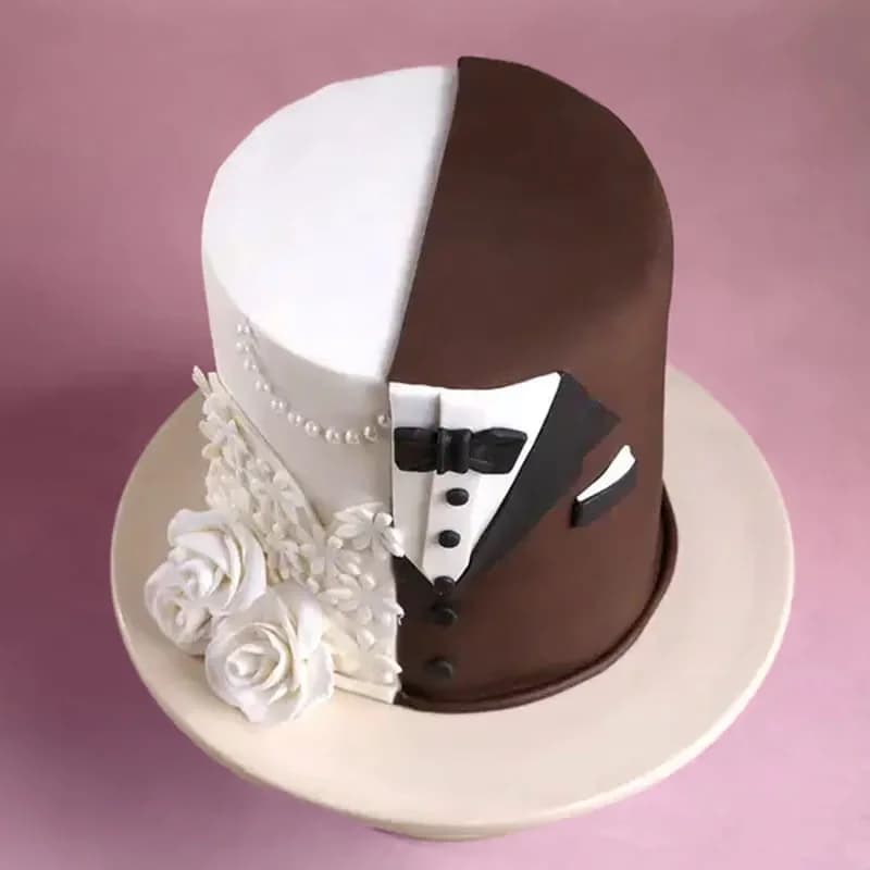 Bride N Groom Cake Delice — view 2 of 3