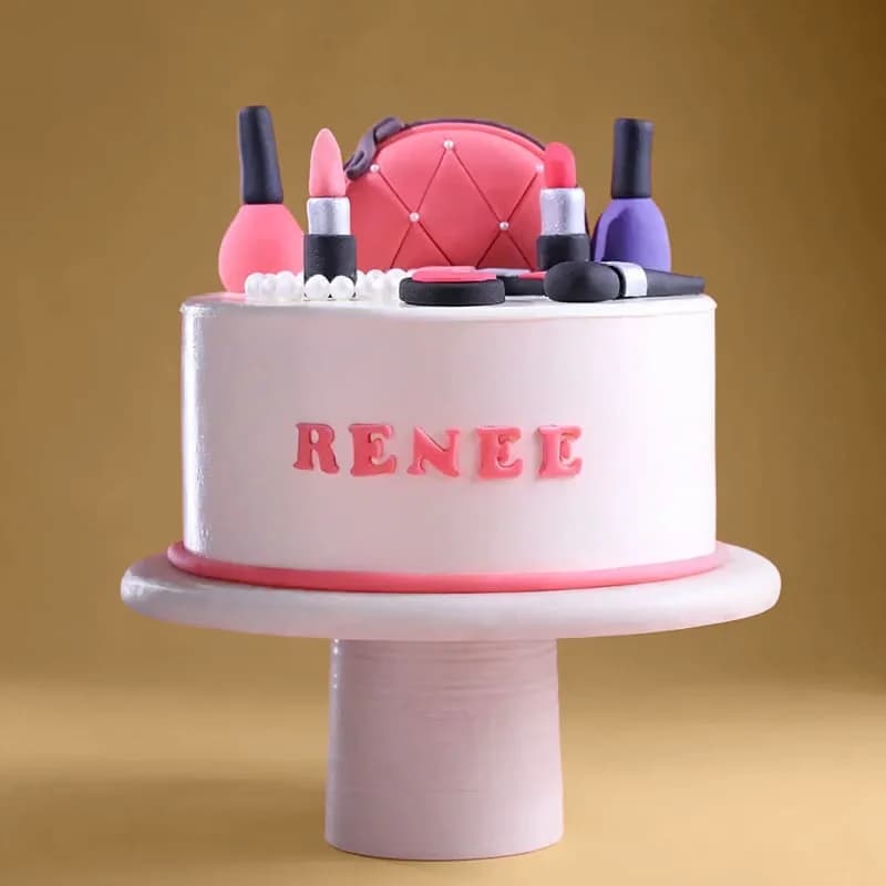 Beauty Lover Makeup Theme Cake Delice — view 3 of 3