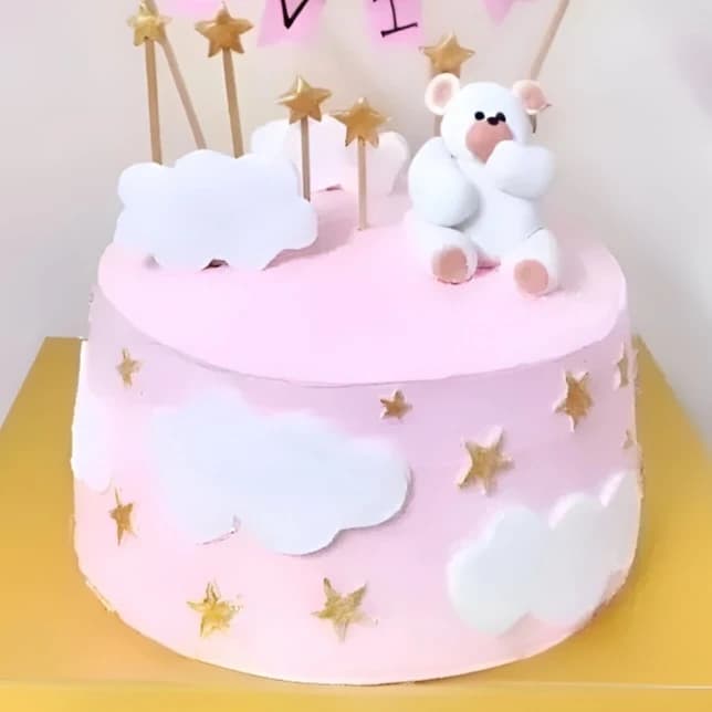 Pink Cake for Naming Ceremony Dream — view 3 of 3