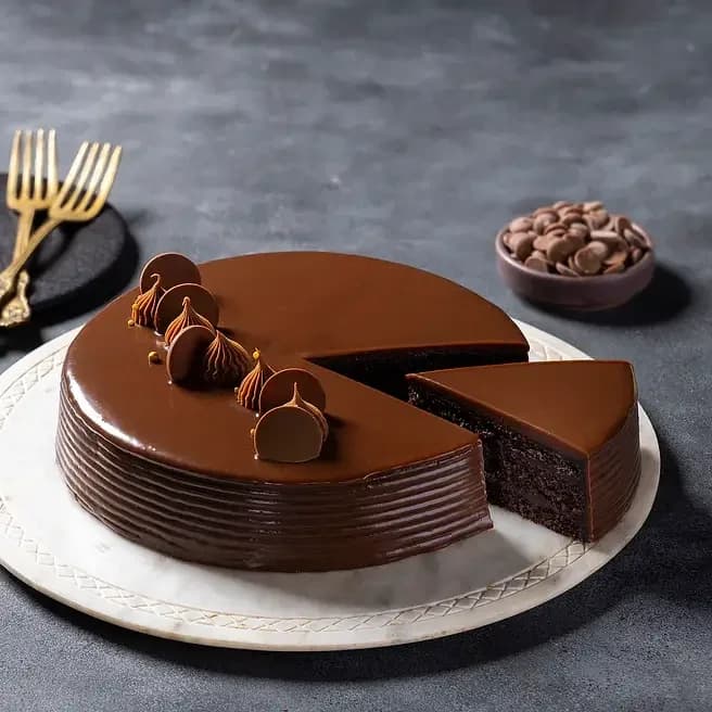 Chocolate Truffle Delicious Cake Half Kg Delice — view 3 of 3
